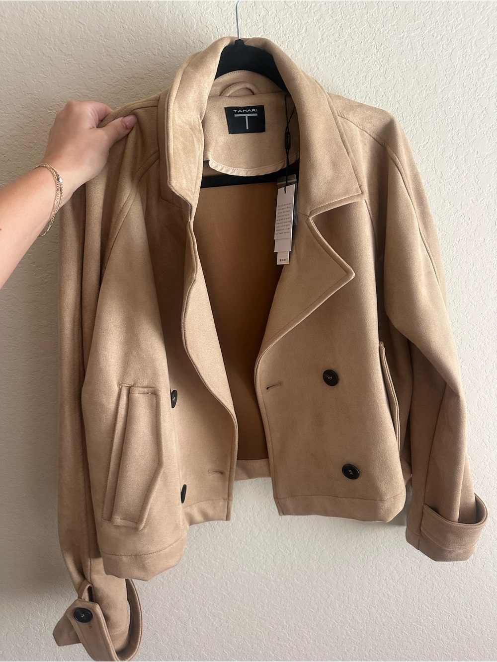Brown Faux Leather Jacket